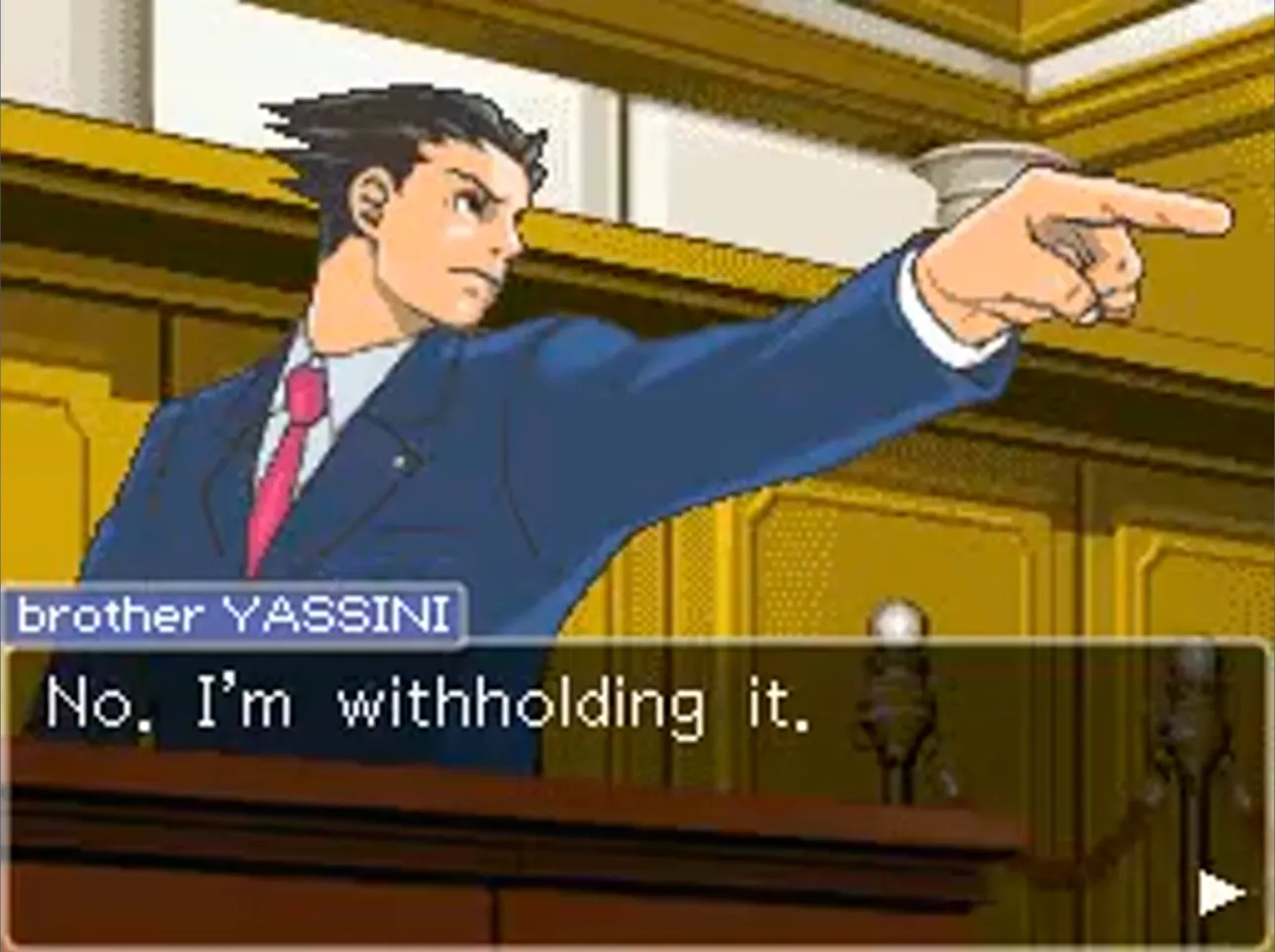 Bluesky Ace Attorney Bot Screenshot
